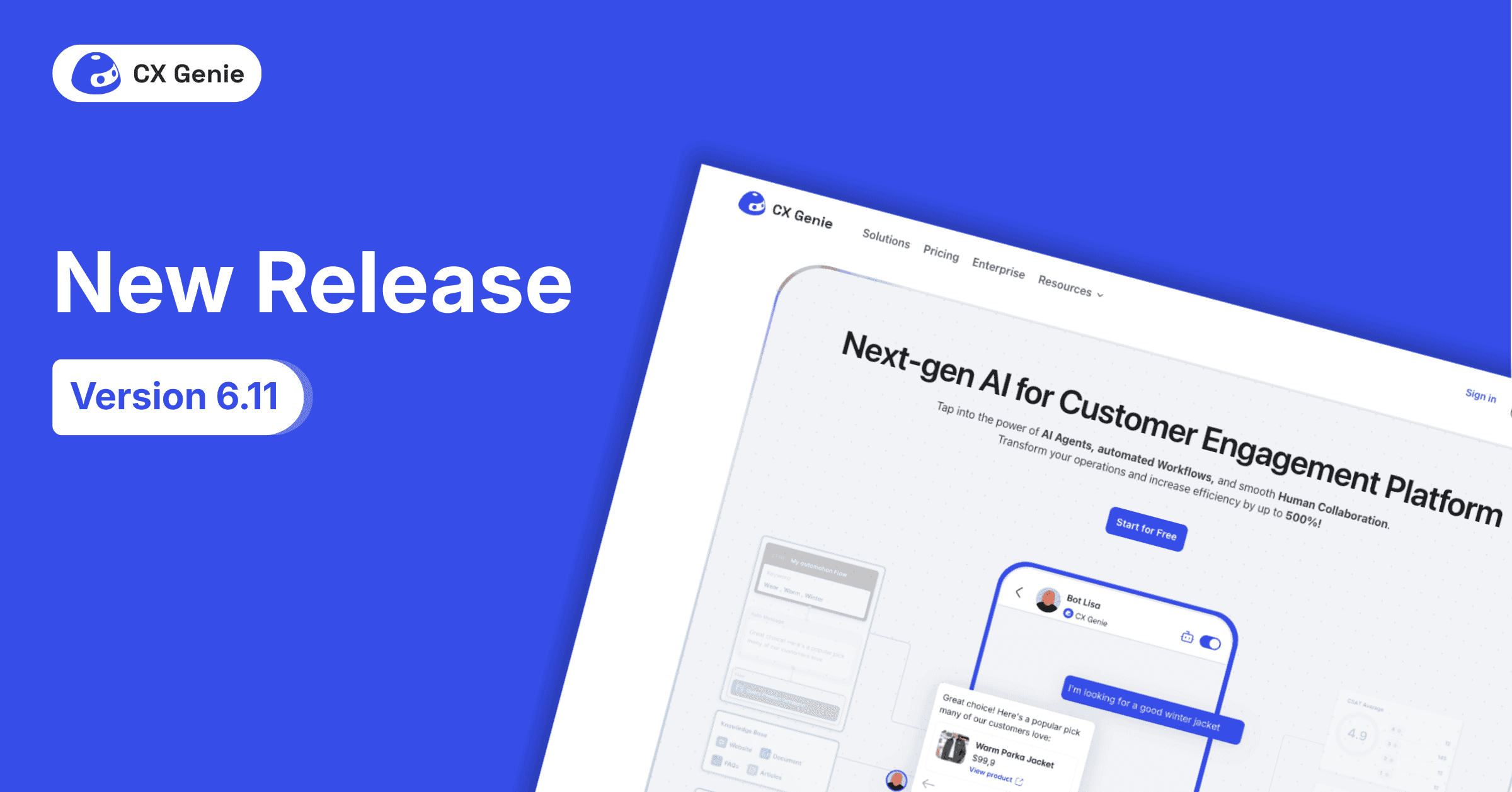 NEW RELEASE VERSION 6.11