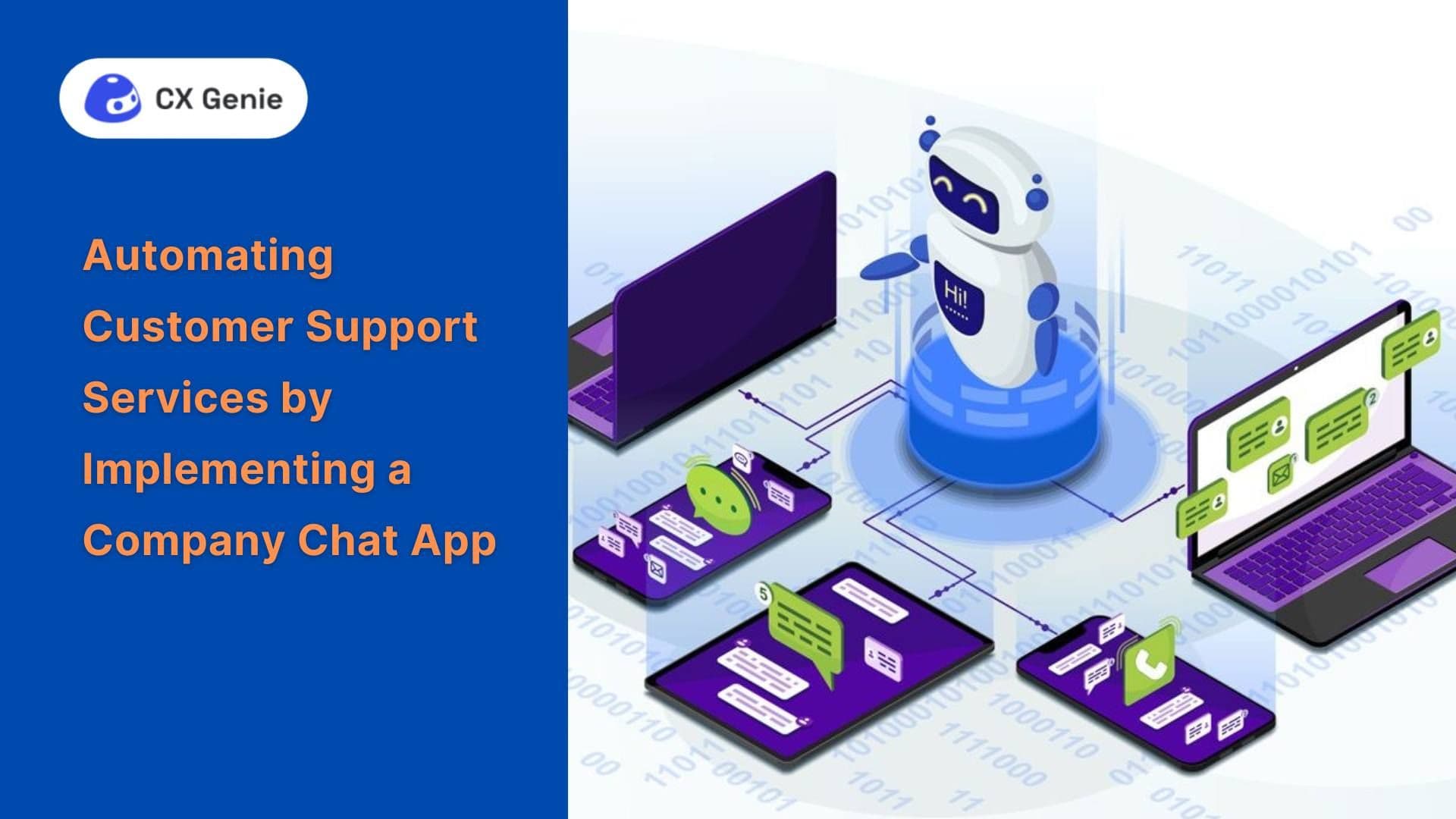 Automating Customer Support Services by Implementing a Company Chat App