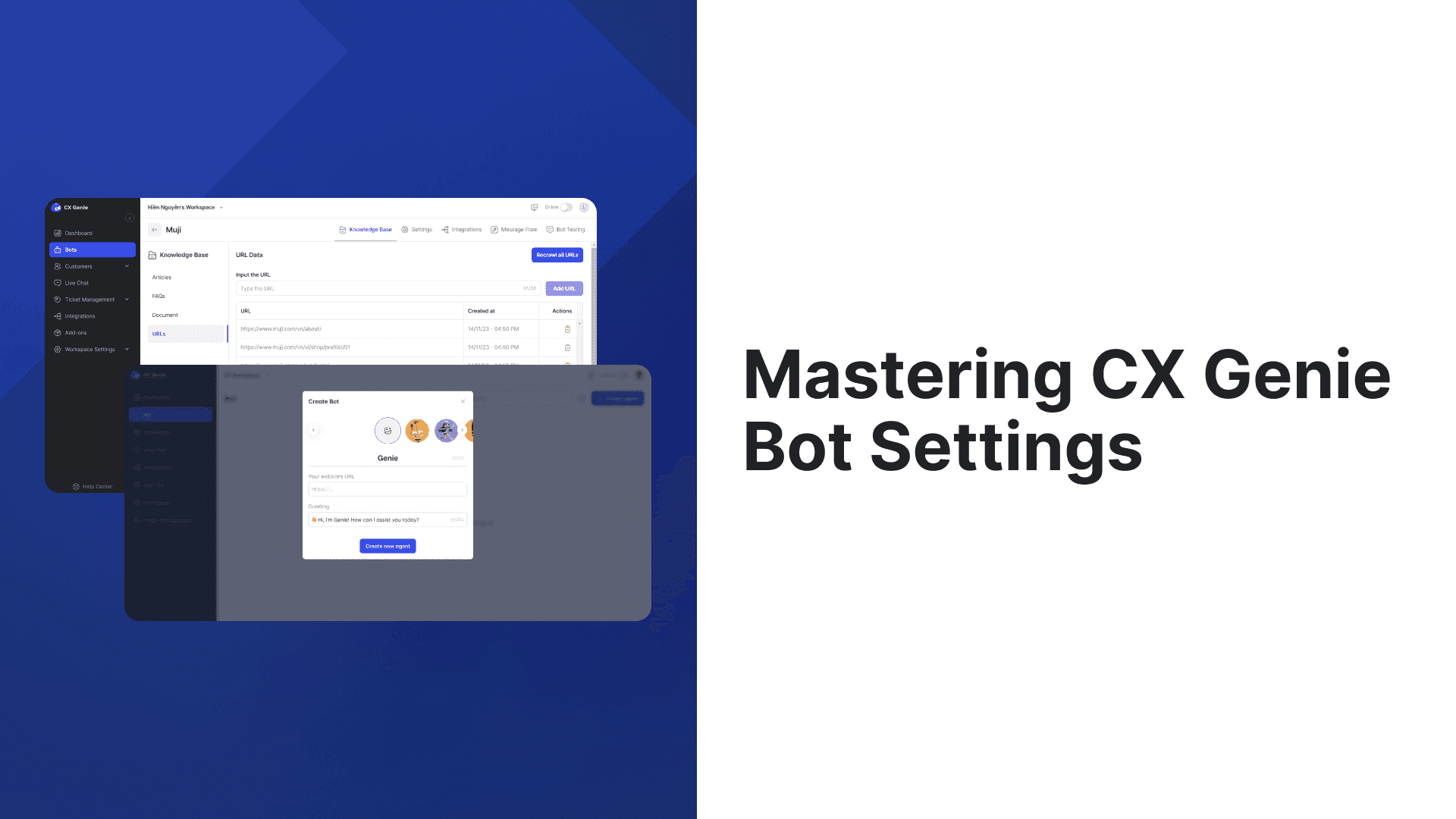 Unlocking Efficiency: Mastering CX Genie Bot Settings