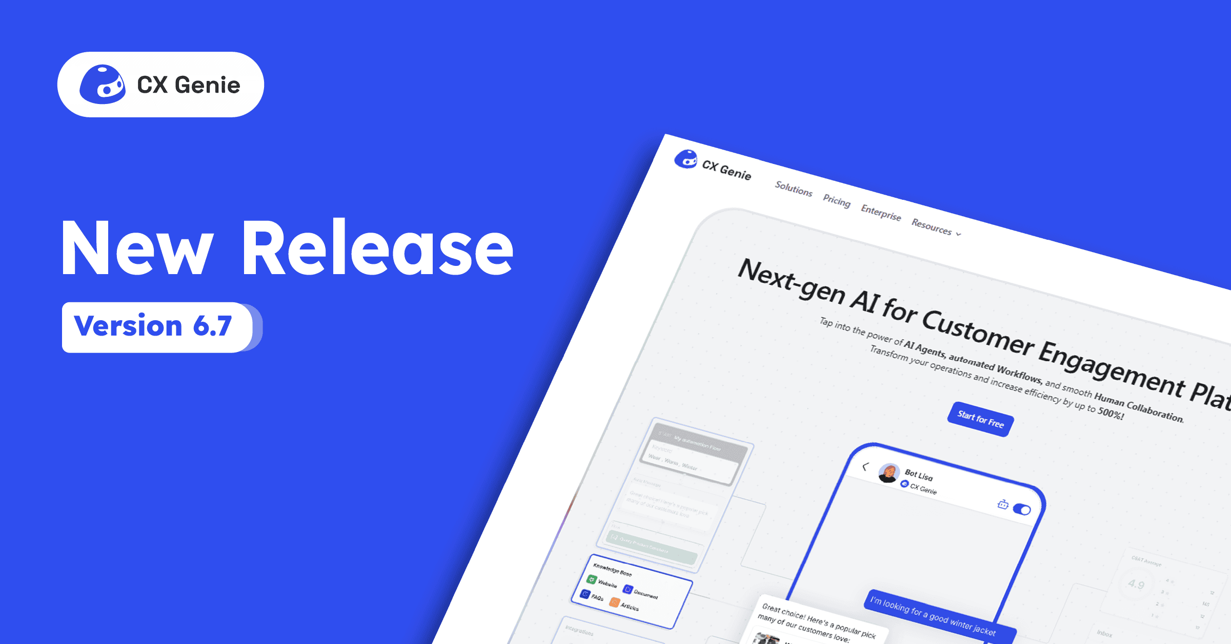 NEW RELEASE VERSION 6.7